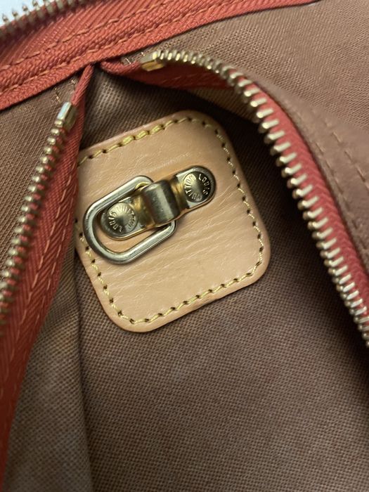 Louis Vuitton 1995 LV Cup Red Monogram Kabul Convertible Garment Bag