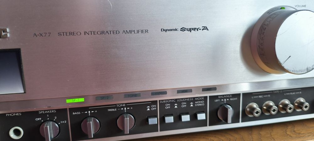 JVC A‑X77 – wzmacniacz Super‑A