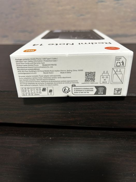 XIAOMI Redmi Note 14 128 GB Midnight Black Dual SIM