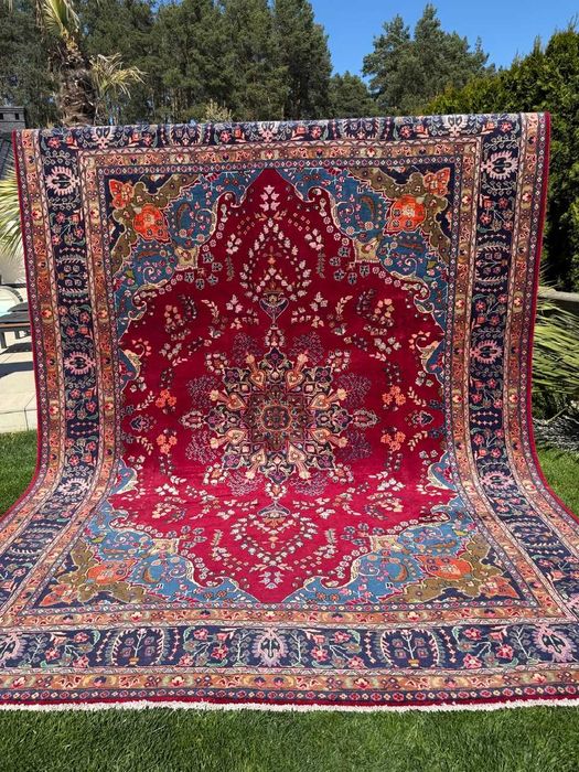Nowy Dywan Wełniany Kaszmirowy Perski Iran Keshan 385x300