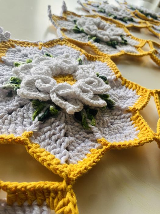 Caminho de mesa croché