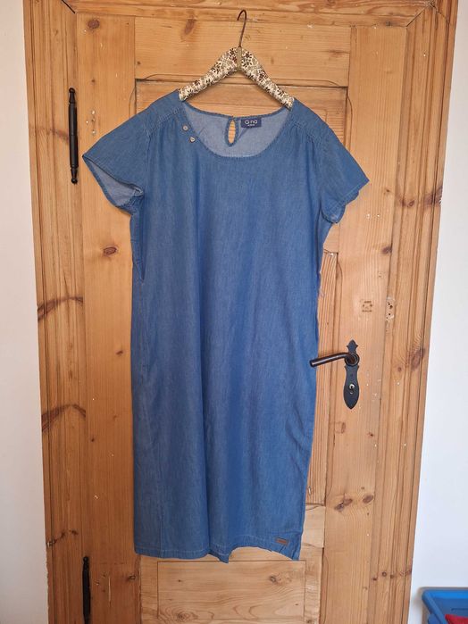 GINA BENOTTI sukienka jak cienki jeans roz 46/48/50