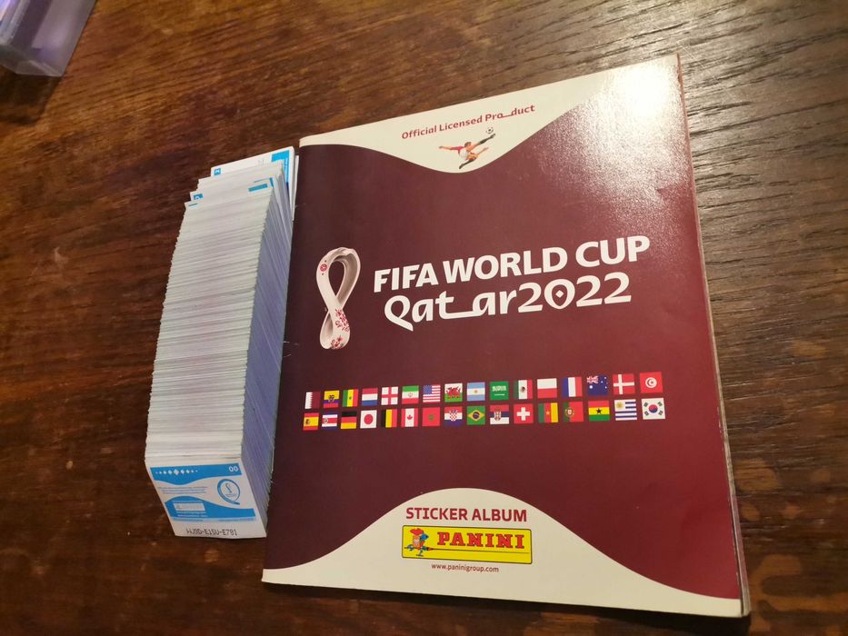 Coleção completa mundial qatar panini 670 cromos por colar