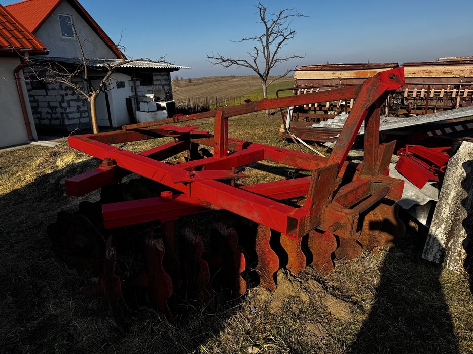 Дискова саморобна борона, 2м.