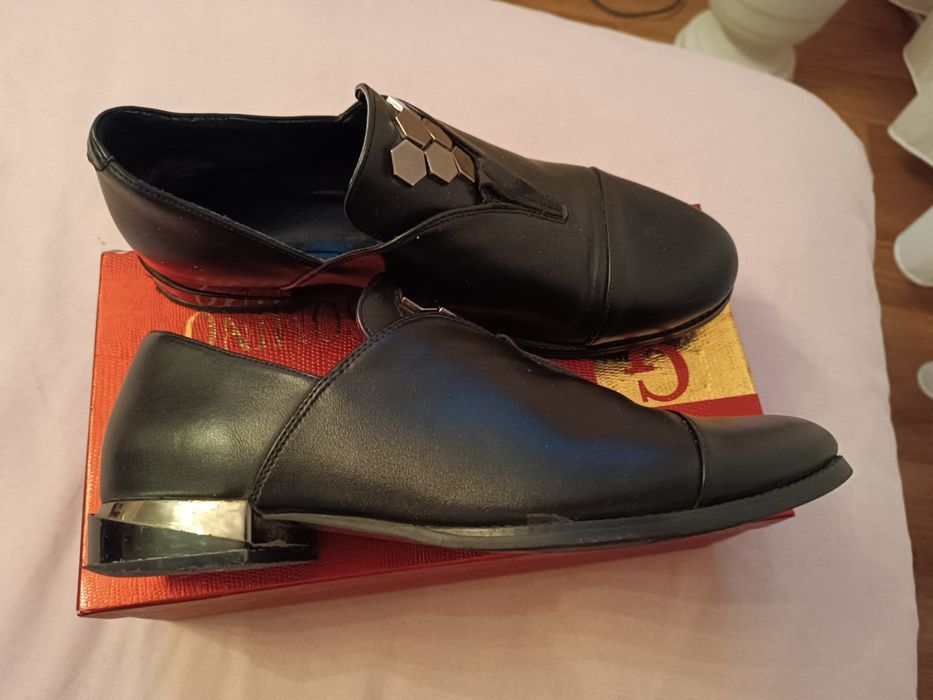 Туфли кожаные осень-весна