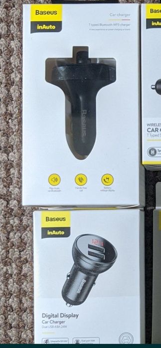 Baseus usb блютуз fm трансмітер модулятор