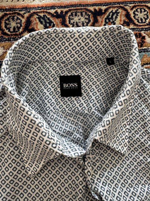 Сорочка Boss у візерунок Hugo Boss