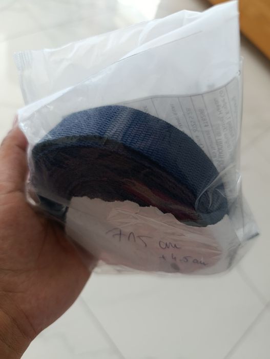 Taśma parciana nośna kaletnicza 25 mm 715 cm granatowa na paski smycze