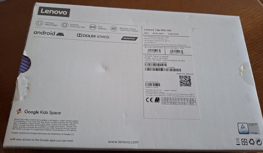 Tablet Lenovo M10 HD
