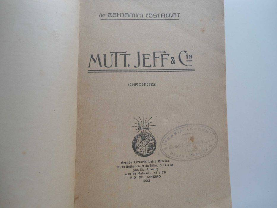 Mutt, Jeff & Cª por Benjamim Costallat