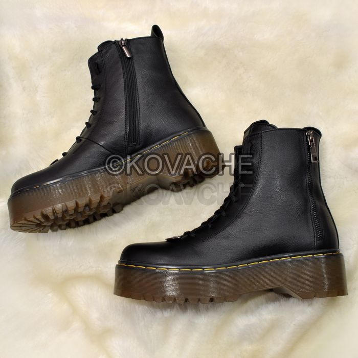 Жіночі високі черевики зимові демі натуральні Dr. Martens р. 39 40 41