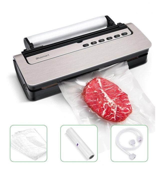 Zgrzewarka próżniowa Blusmart + akcesoria worki