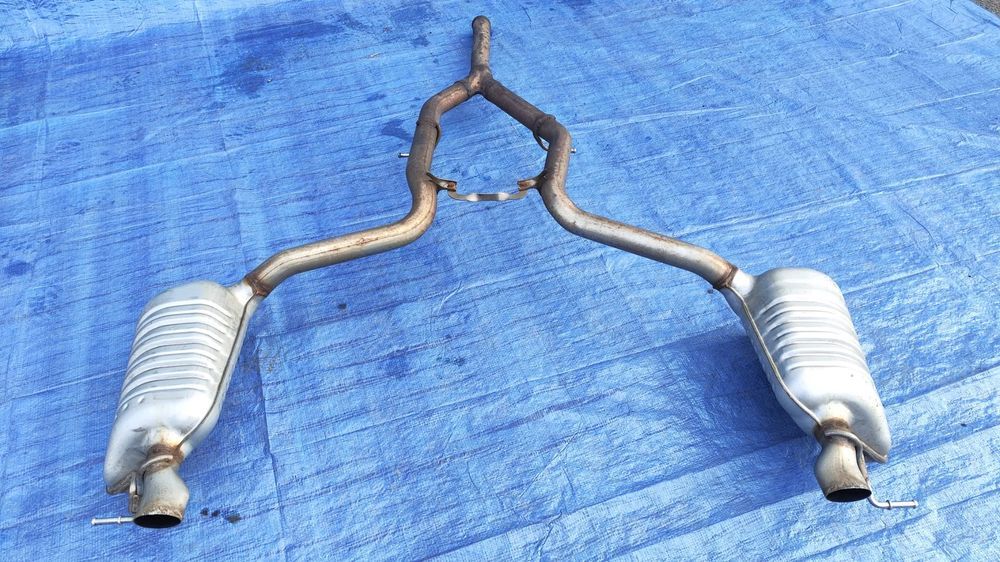 tłumik lewy prawy komplet wydech a2124910100 a2124910200 mercedes w212 2.2 cdi