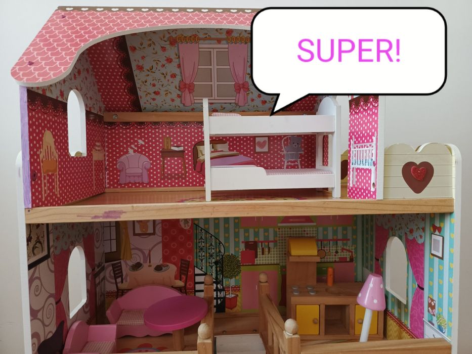 Domek dla lalek - SUPER stan