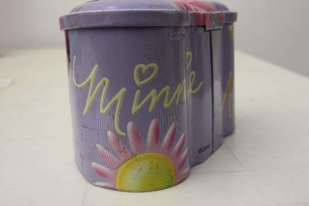 Mealheiro em latão, Mickey e Minnie, original da Disney