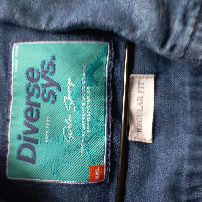 Koszula ombre jeansowa  Diverse regular fit XL/ XXL