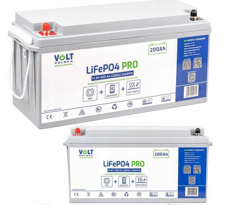 LiFePo4 акумулятор 200Ah 12V 6AKLI20M20 PRO - серія