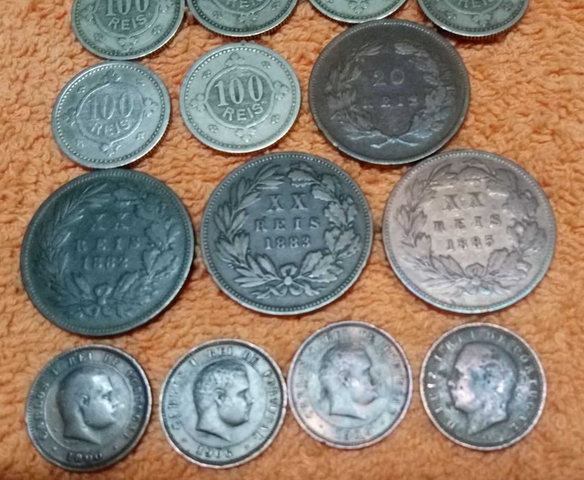 Moedas de reis antigas
