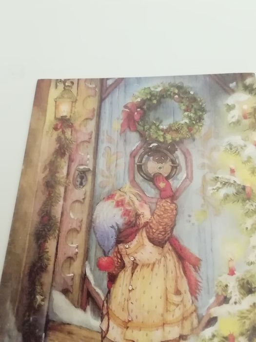 Postal de natal de Lisi Martin de 1992