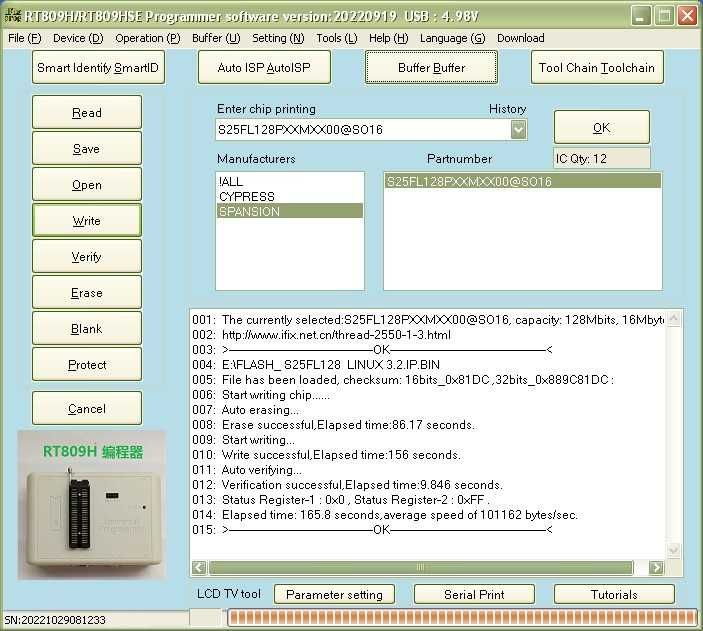 RT809H Programator RTV