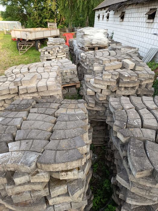 Kostka brukowa używana gruba