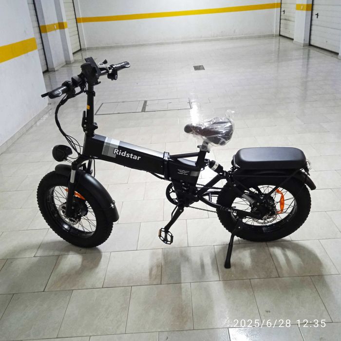 Bicicleta, 2000 W, 2 motores- 23 Ah - RIDSTAR H20 PRO - Dobrável, 0 Km