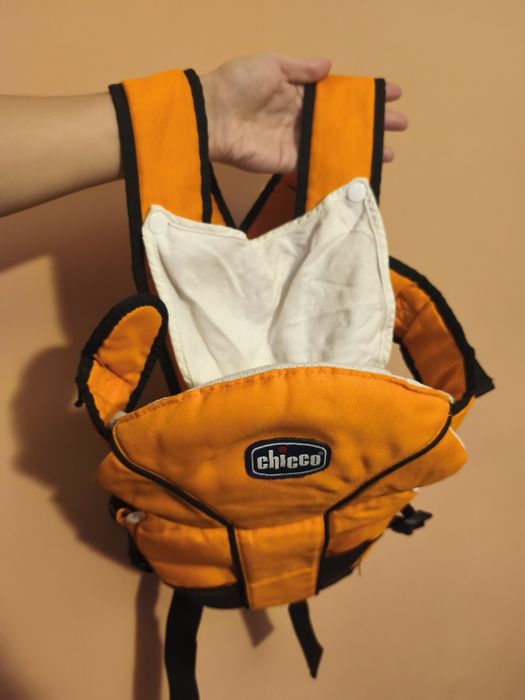 Слінг.Нагрудна кенгуру-переноска Chicco GO BABY для новонароджених.