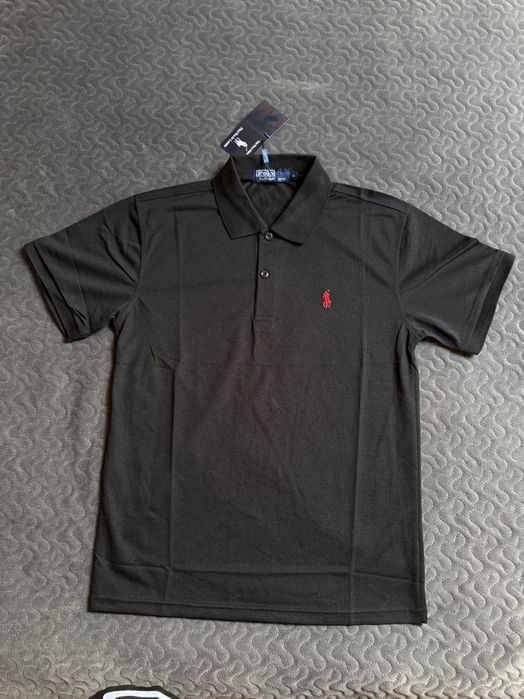 Polówka Ralph Lauren czarna DOSTAWA GRATIS