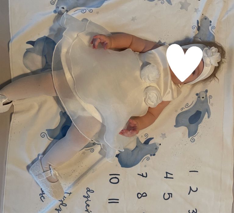 Zestaw do chrztu dla dziewczynki