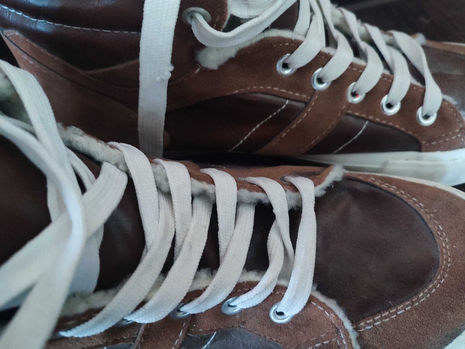 Obniżka - Hanbury Basic buty męskie z futerkiem w środku R.45