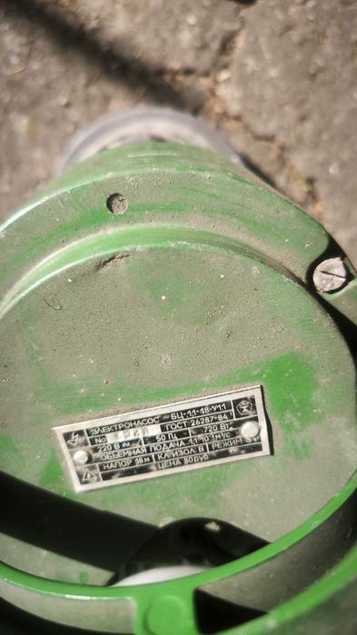 Elektropompa i pompa zanurzeniowa stara 720W każda