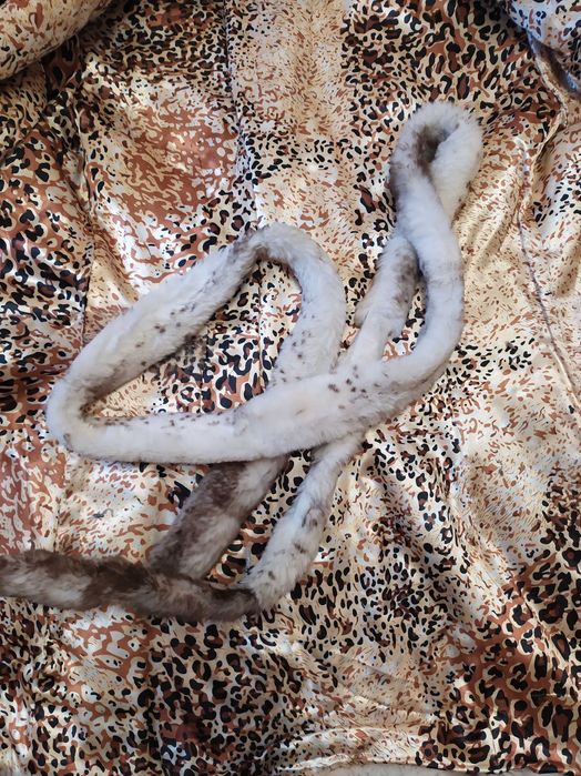 Шуба з  стриженого Кролика з Песцем