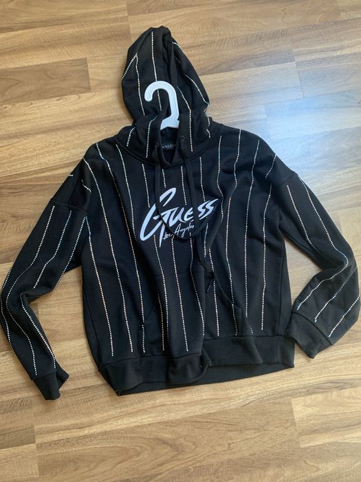 Bluza guess krystal czarna z cyrkoniami s
