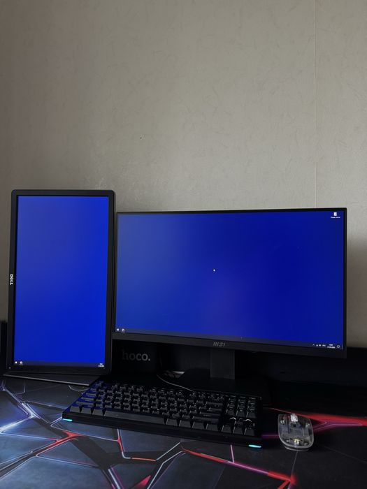 Пк + мониторы + мыша + клавиатура + колонка