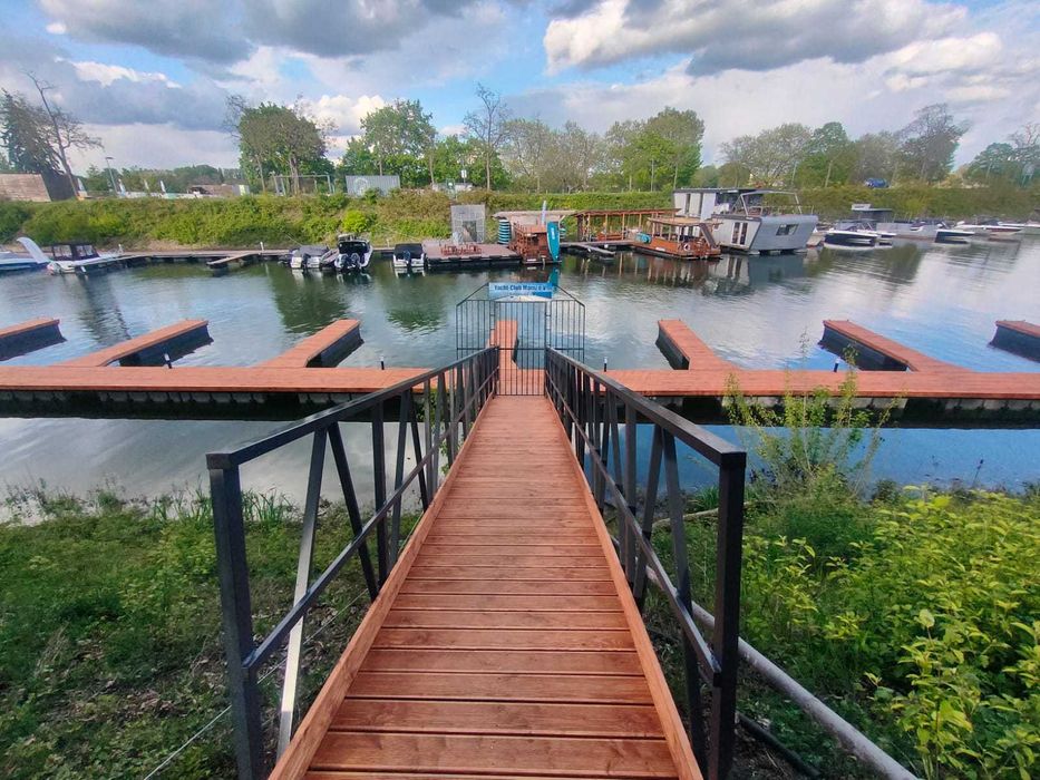 Pomost pływający Pomosty pływające Przystań Dok Skuter Wodny Kajak
