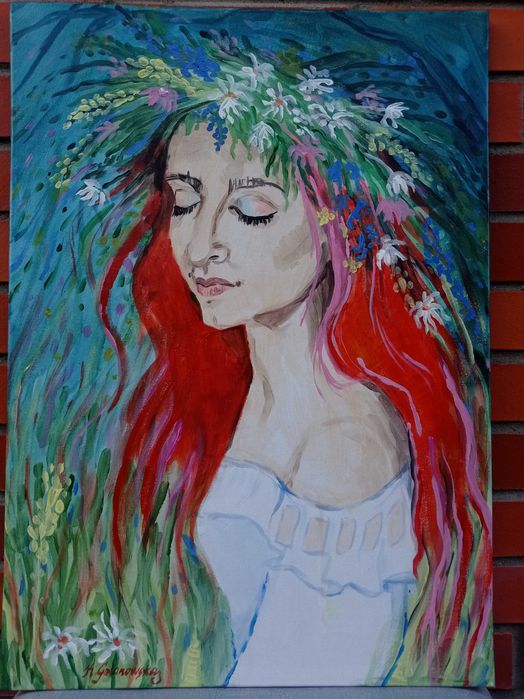 Obraz twarz Boho. Zjawiskowy. Oryginał