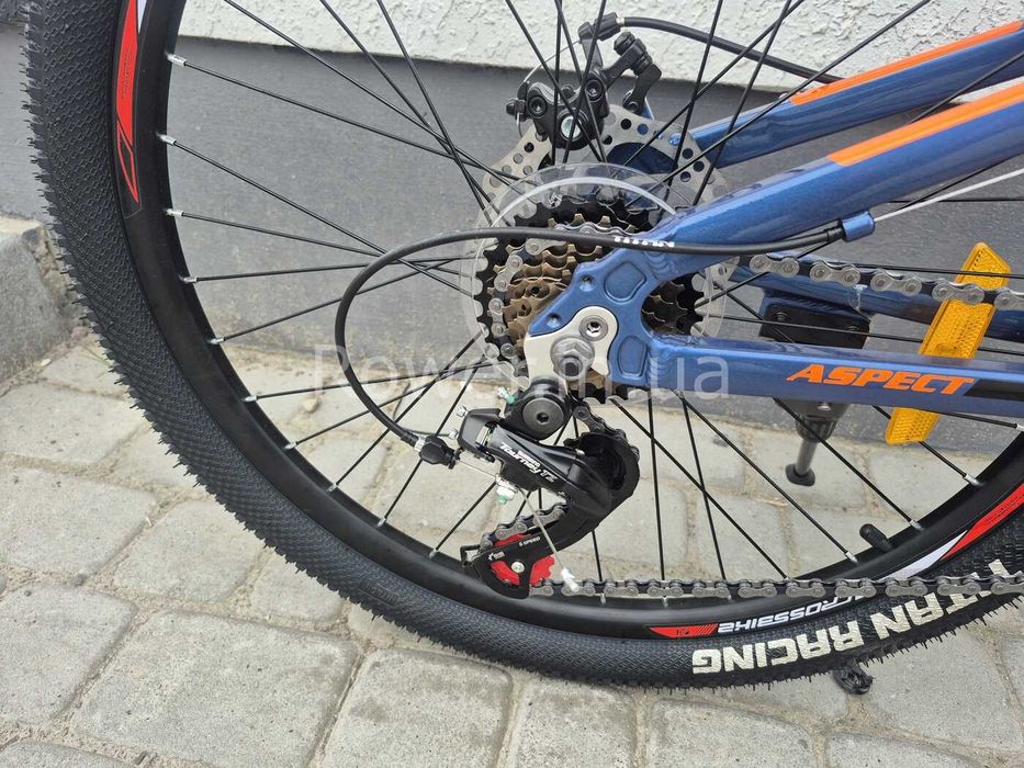 Дитячий гірський алюмінієвий велосипед для 8-12 років Crossbike 24" Aspect Рама 11" blue