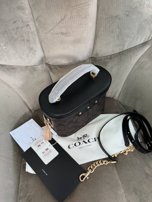 Сумка Coach Trail Bag (косметичка/box bag) / коач коуч