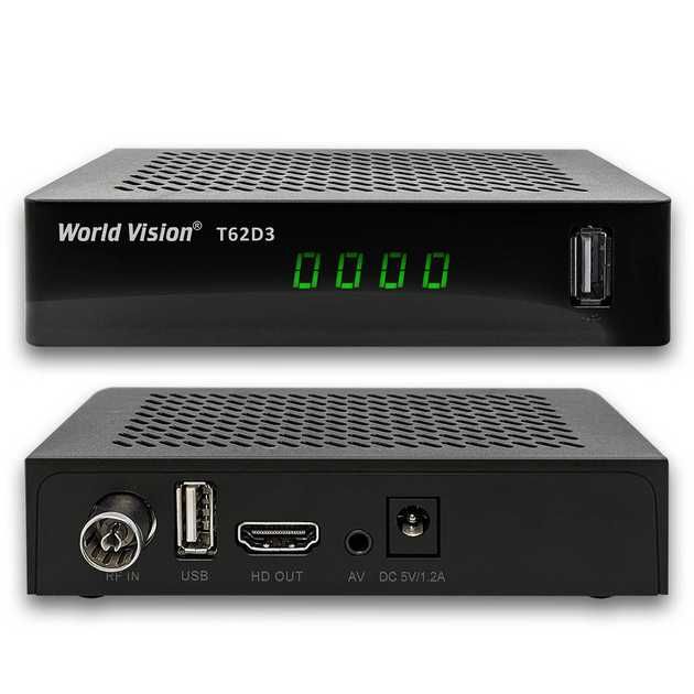 ТВ-ресивер World Vision T62D3