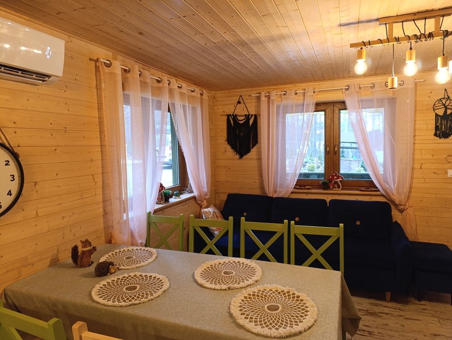 Domek nad zalewem Chańcza letniskowy balia, sauna LEŚNY CZAR