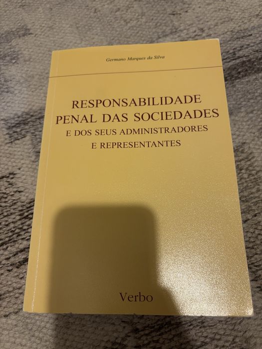 Germano Marques da Silva, Responsabilidade penal das sociedades