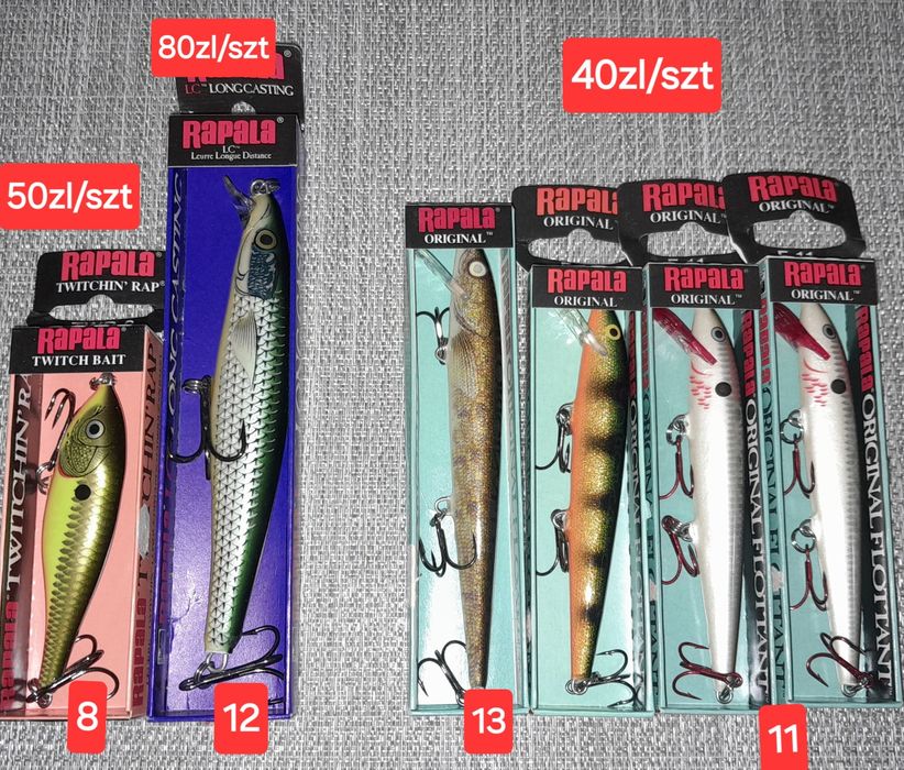 Woblery rapala różne