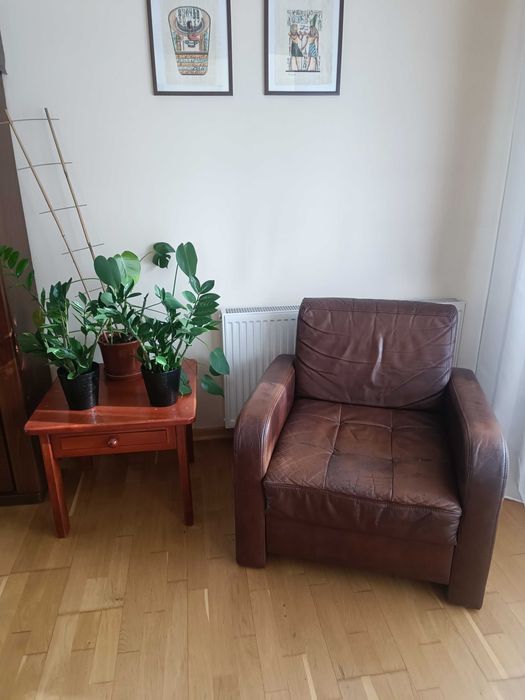 Fotel skórzany - do odnowienia