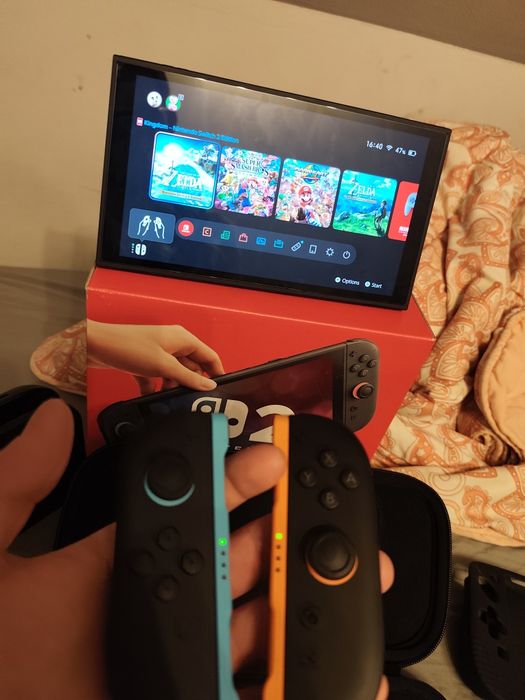 Nintendo switch 2 + gry + futerał + szkło ochronne