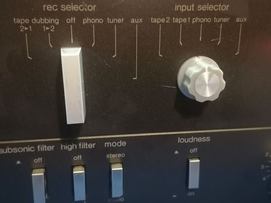 Technics SU-V7 japończyk 2x80 630W uszkodzony input selector