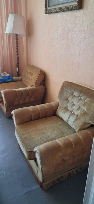 2 fotele i kanapa  lata 90 te
