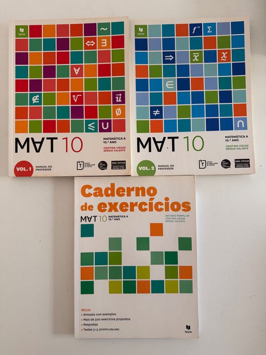 Livros de Matemática – 10.º Ano