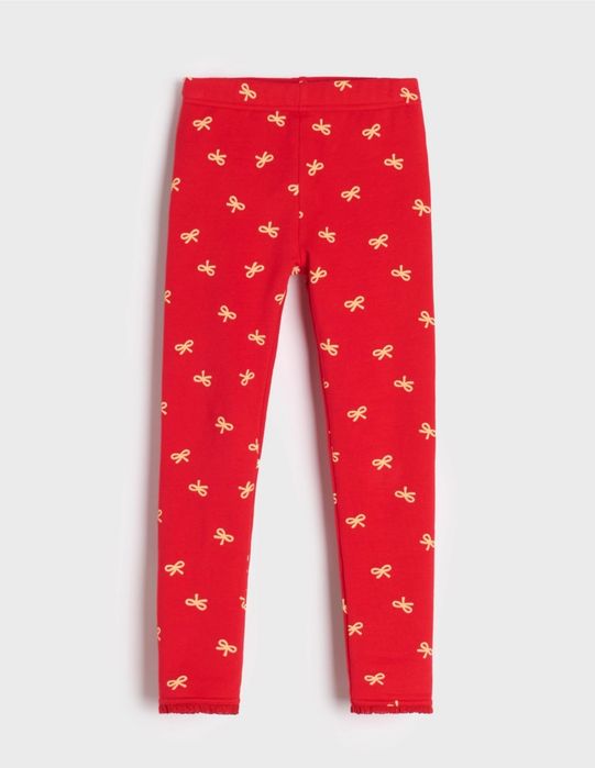 Czerwone legginsy dziewczęce 110 Sinsay nowe z metką
