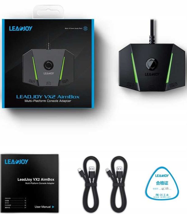 LEADJOY AimBox adapter klawiatury myszy do konsoli XBOX PSP NINTENDO