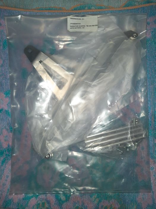 Proteções de radiador moto motocross enduro